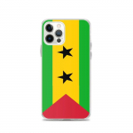 Coque T&eacute;lephone Drapeau Sao Tom&eacute;-et-Principe &ndash; iPhone 12 Pro