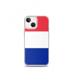 Coque iPhone &ndash; Drapeau France &ndash; iPhone 13 mini &ndash; Supp &ndash; Mitmev&auml;rviline &ndash; L&auml;bipaistev silikoon