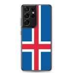 Coque T&eacute;l&eacute;phone - Samsung - Galaxy S21 - Drapeau Islande - Souple - Mitmev&auml;rviline