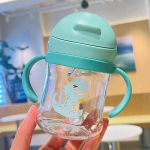 250 ml Baby Sippy veetass lapse k&auml;epidemega &Otilde;ppimine Joogipudel L&auml;mbumisvastane Gravity Ball Lastele &Otilde;lek&otilde;rrega treeningtass