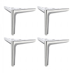 4 tk Moodsad Metallist Kappijalad Kolmnurksed M&ouml;&ouml;blijalad Metallist M&ouml;&ouml;blijalad Diivanile, Diivanile, Toolile ja Kapi Asenduseks E