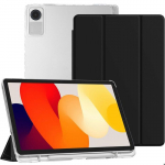 Kaitsekate - BOOLING - Xiaomi Redmi Pad SE 11 jaoks - P&otilde;rutuskindel - Pliiatsihoidik - Must must
