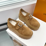 Leopardiplatvormiga madalad kingad Suede mokassiinid Naiste br&auml;nd K&otilde;rge kontsaga puuvillased kingad 2024 Trend S&uuml;gis Vabaaja k&otilde;ndimismugavad Zapatillas Mujer 40 kaamel