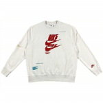 Nike Vabaaja &uuml;mara kaelusega pusa meeste topid valge FD9901-030 M
