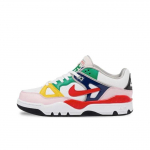 Nigo x Nike Air Force 3 Low SP OGIN - Valge Mitmev&auml;rviline Otsumo Plaza Jaapani Eksklusiivne Unisex Tossid &Uuml;likoolipunane Tour-Kollane Roosa-Vaht HQ7534-100 44.5