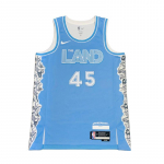 Nike X NBA koost&ouml;&ouml; Cleveland Cavaliers Mitchell 45 City Edition s&auml;rk Meeste s&auml;rk Sinine FQ4372-448 L