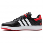 Adidas Hoops 2.0 mugavad ja mitmek&uuml;lgsed, l&ouml;&ouml;ke neelavad, vastupidavad madala s&auml;&auml;rega tossud unisex tossud mustvalged punased IH6368 44⅔