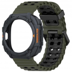 Uus kaitse&uuml;mbris+rihm Samsung Galaxy Watch Ultra jaoks(2025. aasta) 47mm Ultra(2025. aasta) 47mm Spordirihm Silikoonist K&auml;ev&otilde;ru Correa K&auml;ev&otilde;ru Ga Galaxy Ultra 2025