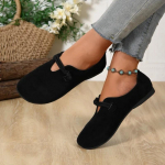 Naiste kingad Mood Naiste balleriinad Vabaaja v&auml;listingimustes balleriinad Naiste &uuml;mara ninaga elastse rihmaga Pehmed tallad Zapatos Mujer 39 must