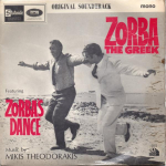 7-tolliline plaat MIKIS THEODORAKIS - Zorba The Greek - Originaal heliriba SE1035 Stateside 1965 UK Country/Folk Kasutatud