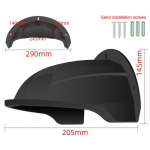 Universaalne P&auml;ikese Vihma Varju Kaamera Kate Kilbi Kate Kilp Nest Ring Arlo Kuppel Kuul V&auml;listingimustes Kaamera jaoks must