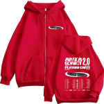 R&auml;ppar Playboi Carti Antagonist 2.0 Tuur F&auml;nnide T&otilde;mblukuga Kapuutsiga Dressipluus Meeste Naiste Hip Hop Retro Pikkade Varrukatega Dressipluusid Joped Streetwear 4XL punane