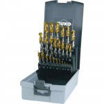 RUKO 2501215TRO HSS-G Varrega puurikomplekt 25 osa 1 mm, 1,5 mm, 2 mm, 2,5 mm, 3 mm, 3,5 mm, 4 mm, 4,5 mm, 5 mm, 5,5