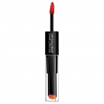 Rouge &agrave; L&egrave;vres - L'OREAL PARIS - Infaillible Duo 24H - Couleur Rouge - Teinte 506 - Waterproof punane
