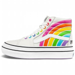 Vans Flour Shop X Vans Super ComfyCush Sk8 Hi 'Rainbow' Vans VN0A54EU2N7 36