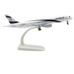 1/400 20CM Valatud Metallist Lennukimudel B787 El Al Air Airlines Lennukimudel Ratastega Huviliste Kogumisobjekt v&otilde;i Kingitus white