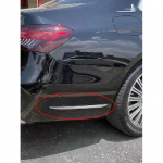 Mercedes Benz W213 kroomitud tagatulede kaunistusdekoal kleeps E-klassi E260L 2016 jaoks V&auml;lisosa aksessuaar Rear Side Trim 16-20