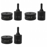 H&uuml;drauliline stantsija masinale CH70 CH-70, 6,5 mm h&uuml;drauliline stantsimiseks &uuml;mmargune stantsit&ouml;&ouml;riist 3 tk, must must