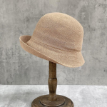 Jaapani Washi M&uuml;ts Naiste Lokkis &Auml;&auml;r Small Brim &Auml;mbri M&uuml;ts Hingav Kokkupandav Elegantne Kauss M&uuml;ts Lahe M&uuml;ts P&auml;ikesem&uuml;ts M（56-58cm） black