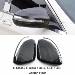 Carbon fiber Car Side Rearview Mirror Cover Caps Shell For Mercedes Benz C E W205 W213 GLC X253 GLB X247 GLE W167 Accessories B1-C E GLB GLC GLE