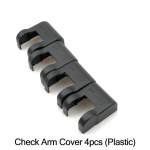 4pcs/lot Car styling Accessories Door Check Arm Anti Rust Cover For Dacia Sandero Stepway/Lada Vesta/Smart Fortwo Code100 black 4pcs