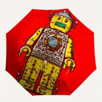 1 tk Lego Automaatselt Avanev/Sulev Kokkupandav Kaasaskantav Vihmavari 8-ribilise Konstruktsiooniga Naistele/Meestele, Aastaringselt Kasutatav a0901011