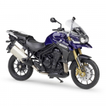 Welly 1/18 TRIUMPH TIGER Explorer Sulamist Maantee Spordimootorratta Mudel Valatud Metallist T&auml;navas&otilde;idu Mootorratta Mudel Laste M&auml;nguasjad Kingitus sinine
