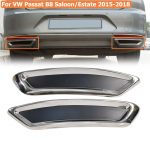 VW Passat B8 2015-2018 jaoks Kroomitud Summuti Difuusori Raam Roostevabast Terasest Autotarvikud Tagumine RLine Tuning Highline TSU FSU TDI