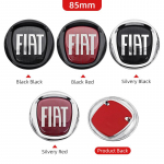 3D 85/95/100/120mm Car Hood grill Emblem rear boot trunk for FIAT Panda Ducato Fiorino Grande Punto 500X 500 Freemont Stilo black black 1pcs