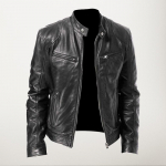 Moodne meeste vintage jahe mootorratta nahkjakk s&uuml;gistalvine pikkade varrukatega jakk, mantel, krae, klubi Bomber jope, suur suurus XL khaki