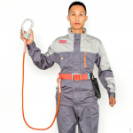 Fall Safety Harness Lanyard Equipped with a Waist Bag, Convenient to 1.6 meter big hook