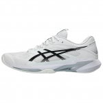 Asics Solution Speed FF 4 Mugav istuvus Libisemiskindlad madalad tennisejalatsid Meeste toss Valge Must 1041A532-100 39.5
