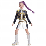 Lastele Zoey Rumi Mira Lavakost&uuml;&uuml;mid Cosplay T&uuml;drukute Must Kost&uuml;&uuml;m &Uuml;htne Halloweeni Peo Rollim&auml;ng Tr&uuml;kitud Pidulikud &Uuml;likonnad 120