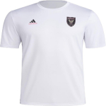 adidas Meeste Inter Miami Cf MLS L&uuml;hikeste Varrukatega T-s&auml;rk S valge