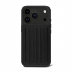 Alumiiniumisulamist Minimalistlik Pagasi Kohver Triibuline Luksuslik Telefonikate iPhone 17 Pro Max 17Pro 16 15 14 jaoks Minimalistlik &Uuml;hev&auml;rviline Kaitsekate iPhone17 Pro Max must