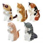 Gacha Gachapon T&auml;iskomplekt T&auml;ielik Kuju M&auml;nguasja Sisu Loom Kass Armas Takumi Osa Eksootiline Munchkin Calico &Scaron;oti Norra [Komplekt 5] [Gassho ~Kass