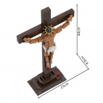 Gobricks MOC Jeesus l&ouml;&ouml;di risti Ehitusklotside M&auml;nguasjad Kingitus