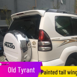Toyota Prado FJ120 tagaspoiler 2003-2009 mudelitele - Katusepoiler 2700 ja 4000 variantidele. Unpainted (Self-finish)