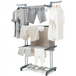 InnovaGoods &Eacute;tendoir &agrave; Linge Pliable Vertical avec Roues