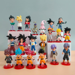 Dragon Ball Figuurid Saiyan Goku Mini Anime Figuur 20 Stiili M&auml;nguasjad Anim Mudelid Laste S&uuml;nnip&auml;evakingitus Auto Kaunistus black