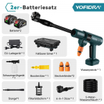 YOFIDRA 200Bar Harjadeta K&otilde;rgsurvepesur Veep&uuml;stol Auto + &Auml;mber Pesu Aia Puhasti Pihustip&uuml;stol Makita 21V Aku Pin-ile 2 Battery & Water Tank