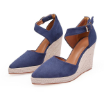 Terava ninaga naiste kiilkingad, platvormkingad, k&otilde;rge kontsaga, espadrille-tallaga, suvised moesandaalid, pumbad, suurus 34&ndash;42, Zapatos De Mujer 41 sinine