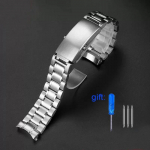 Kella rihmad Tahke roostevabast terasest kellariba Omega 007 Seamaster Planet Ocean 300m spordikella k&auml;ev&otilde;ru 18mm 20mm 22mm 18mm