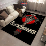 Rock Band B-Black S-Sabbath Tuba Moodne Vaip Magamistoa Elutoa P&otilde;randamatt Kohvilaudade Vaibad Kodu Libisemiskindel Tooli Dekoratsioon 80cm x 120cm