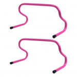 Agility Treeningtakistused Kaasaskantavad Kiirustreeningu Seadmed Jalgpalli Jalgpalli Raja Harjutused Sportlaste Kiiruse Agility Treening 2pcs roosa punane v&auml;rv