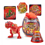 Smashers Mini Dinosaurus Tyrannosaurus Lava Slime'iga &Uuml;llatussari Poistele ja Amazoni Eksklusiivne Kombopakett Valgustusega ZURU, 4, Lapsed,