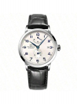 orient Heritage Meeste Moodne Ehtsa Nahast Rihmaga Mehaaniline Automaatne Kell RE-AW0004S00B valge