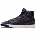 Nike Blazer Premium Slip Resistant Abrasion Resistant Mid top Skateboard Shoes Men's Blue Black 917605-401 39