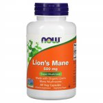 NOW Foods, Helicopteric Mane seene, 500 mg, 60 k&ouml;&ouml;giviljakapslit