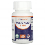Vitamatic, foolhape, 5 mg, 120 taimetoidutabletti